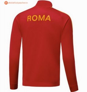 Survetement AS Roma 2017 2018 Rouge Bleu Marine Pas Cher