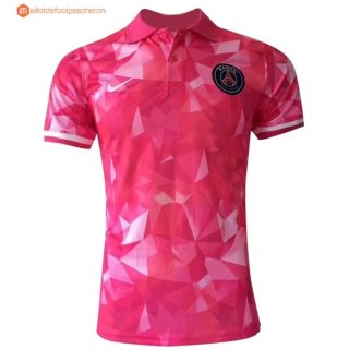 Polo Paris Saint Germain 2017 2018 Rose Pas Cher