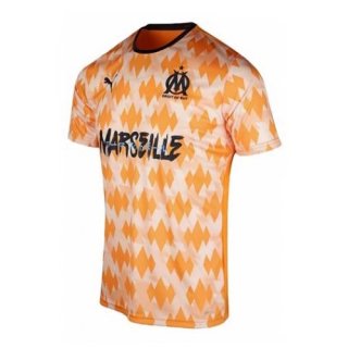 Thailande Maillot Marseille Influence Orange White Thailande Maillot Marseille Influence Orange White