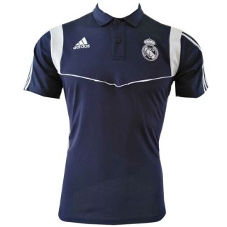 Polo Real Madrid 2019 2020 Bleu Marine Pas Cher