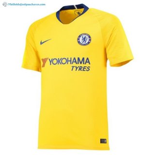 Maillot Chelsea Exterieur 2018 2019 Jaune Pas Cher