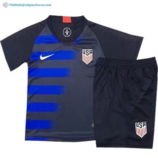 Maillot États Unis Exterieur Enfant 2018 Bleu Pas Cher