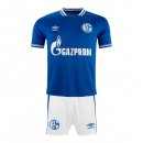 Maillot Schalke 04 Domicile Enfant 2021 2022 Bleu Pas Cher