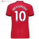 Maillot Manchester United Domicile Ibrahimovic 2017 2018 Pas Cher