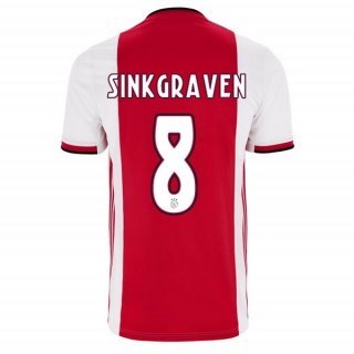 Maillot Ajax Domicile Sinkgraven 2019 2020 Rouge Pas Cher