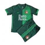 Maillot Feyenoord Rotterdam Exterieur Enfant 2021 2022 Vert Pas Cher