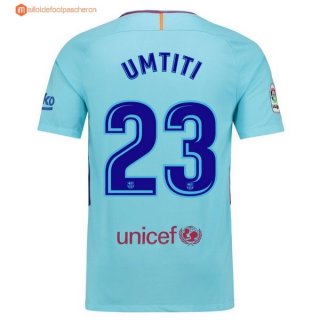 Maillot Barcelona Exterieur Umtiti 2017 2018 Pas Cher