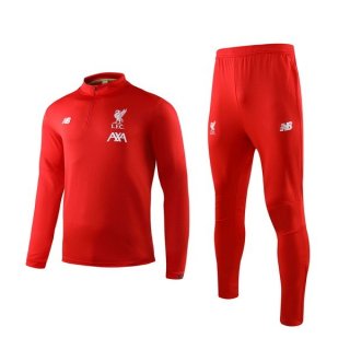 Survetement Enfant Liverpool 2019 2020 Rouge Blanc Pas Cher