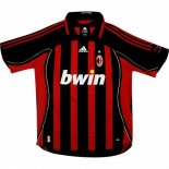 Maillot AC Milan Domicile Retro 2006 2007 Rouge Pas Cher