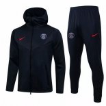 Sweat Shirt Capuche Paris Saint Germain 2021 2022 Bleu Marine