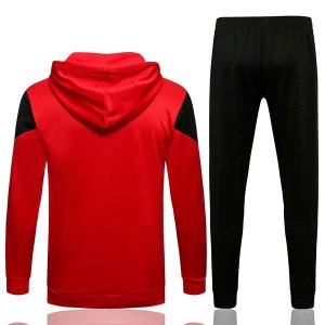 Sweat Shirt Capuche AC Milan 2022 Rouge Noir