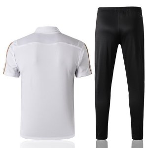 Entrainement Real Madrid Ensemble Complet 2019 2020 Negro Blanc Pas Cher