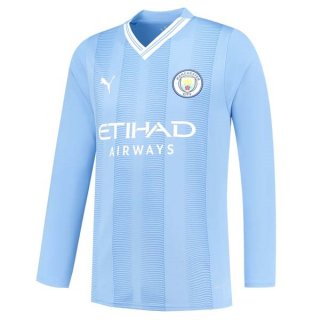Thailande Maillot Manchester City Domicile ML 2023 2024 Thailande Maillot Manchester City Domicile ML 2023 2024