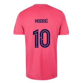 Maillot Real Madrid Exterieur NO.10 Modric 2020 2021 Rose Pas Cher Maillot Real Madrid Exterieur NO.10 Modric 2020 2021 Rose Pas Cher