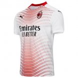 Thailande Maillot AC Milan Exterieur 2020 2021 Blanc Pas Cher