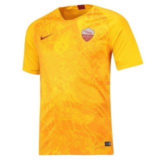 Maillot As Roma Third 2018 2019 Jaune Pas Cher