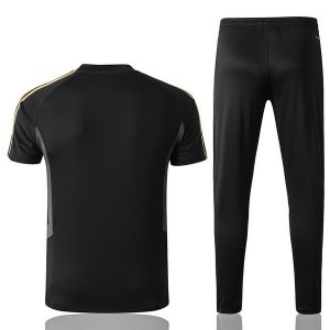 Entrainement Real Madrid Ensemble Complet 2019 2020 Negro Jaune Pas Cher