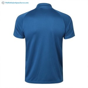 Polo Juventus Ensemble Complet 2017 2018 Bleu Pas Cher