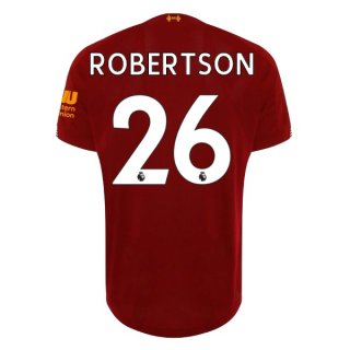 Maillot Liverpool NO.26 Robertson Domicile 2019 2020 Rouge Pas Cher