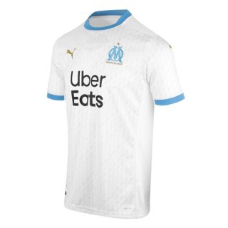 Thailande Maillot Marseille Domicile 2020 2021 Blanc Pas Cher