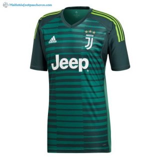 Maillot Juventus Domicile Gardien 2018 2019 Vert Pas Cher