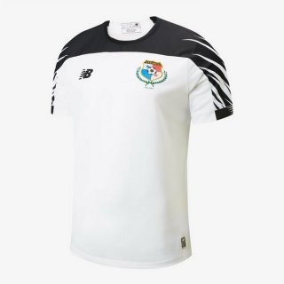 Thailande Maillot Panama Exterieur 2019 Blanc Noir Pas Cher