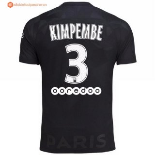 Maillot Paris Saint Germain Third Kimpembe 2017 2018 Pas Cher