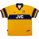 Thailande Maillot Arsenal Exterieur Retro 1997 1999 Jaune Pas Cher