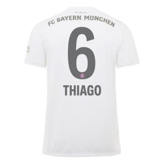 Maillot Bayern Munich NO.6 Thiago Exterieur 2019 2020 Blanc Pas Cher Maillot Bayern Munich NO.6 Thiago Exterieur 2019 2020 Blanc Pas Cher