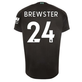 Maillot Liverpool NO.24 Brewster Third 2019 2020 Noir Pas Cher Maillot Liverpool NO.24 Brewster Third 2019 2020 Noir Pas Cher