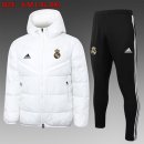 Manteau de duvet Real Madrid Ensemble Complet 2024 2025 Blanc
