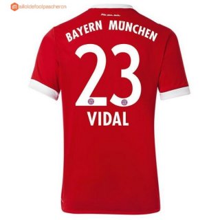 Maillot Bayern Munich Domicile Vidal 2017 2018 Pas Cher Maillot Bayern Munich Domicile Vidal 2017 2018 Pas Cher