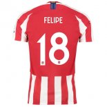 Thailande Maillot Atlético de Madrid NO.18 Felipe 2019 2020 Rouge