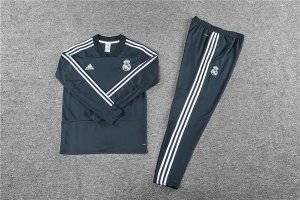 Survetement Real Madrid 2018 2019 Bleu Marine Pas Cher