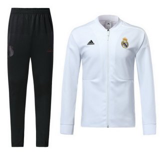 Survetement Real Madrid 2018 2019 Blanc Noir Pas Cher Survetement Real Madrid 2018 2019 Blanc Noir Pas Cher