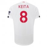 Maillot Liverpool NO.8 Keita Exterieur 2019 2020 Blanc Pas Cher