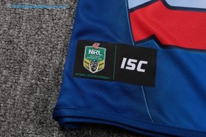 Maillot Rugby Newcastle Knights 2017 2018 Bleu Pas Cher