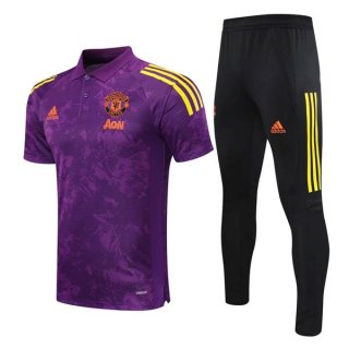 Polo Manchester United Ensemble Complet 2021 2022 Purpura Pas Cher Polo Manchester United Ensemble Complet 2021 2022 Purpura Pas Cher