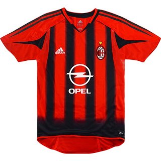 Thailande Maillot AC Milan Domicile Retro 2004 2005 Rouge Pas Cher Thailande Maillot AC Milan Domicile Retro 2004 2005 Rouge Pas Cher