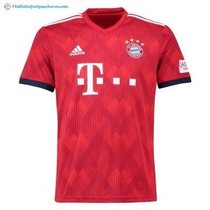Maillot Bayern Munich Domicile 2018 2019 Rouge Pas Cher