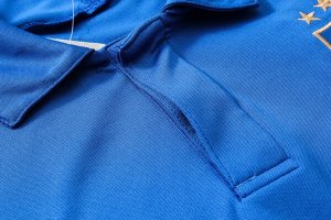 Polo Ensemble Complet Italie 2018 Bleu Clair Pas Cher