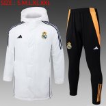 Doudoune Real Madrid Ensemble Complet 2024 2025 Blanc 2