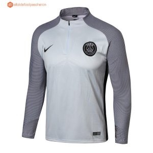 Survetement Paris Saint Germain 2017 2018 Gris Noir Pas Cher