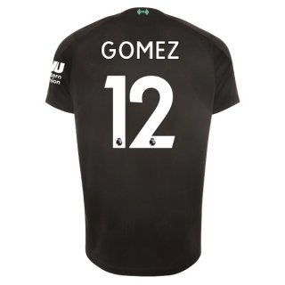 Maillot Liverpool NO.12 Gomez Third 2019 2020 Noir Pas Cher Maillot Liverpool NO.12 Gomez Third 2019 2020 Noir Pas Cher