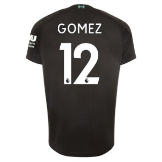 Maillot Liverpool NO.12 Gomez Third 2019 2020 Noir Pas Cher