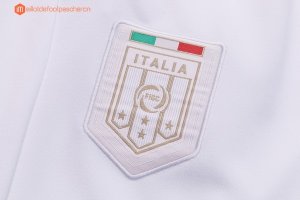 Survetement Italie 2017 Blanc Or Grisl Pas Cher