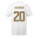 Maillot Real Madrid NO.20 Asensio Domicile 2019 2020 Blanc Pas Cher