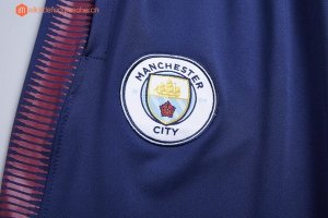 Survetement De Laine Manchester City 2017 2018 Bleu Pas Cher