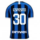 Maillot Inter Milan NO.30 Esposito Domicile 2019 2020 Bleu