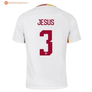 Maillot AS Roma Exterieur Jesus 2017 2018 Pas Cher